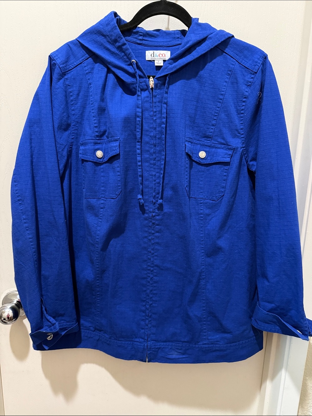 Women’s Hooded Jacket in Royal Blue